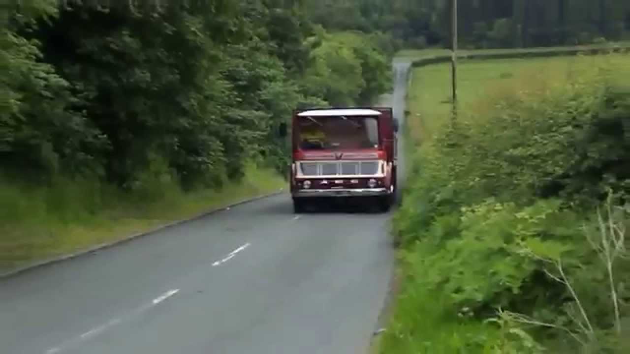 Fully loaded AEC Marshal hill climbing