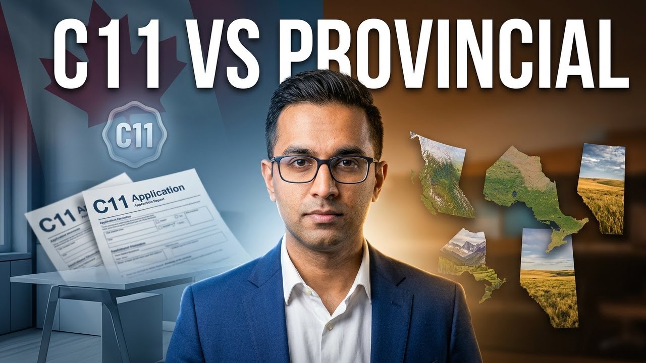 C11 Work Permit vs Provincial Programs - Which Gets You to Canada
