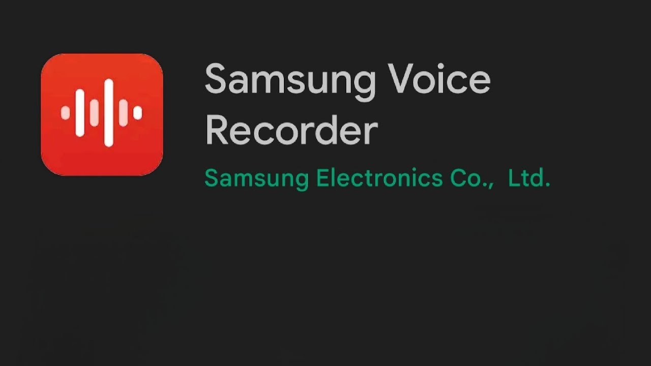 Samsung Voice Recorder: Sprachnachrichten per Mail und Funktionen der App
