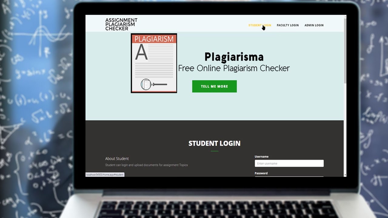 Online Assignment Plagiarism Checker Software | Web Based Project