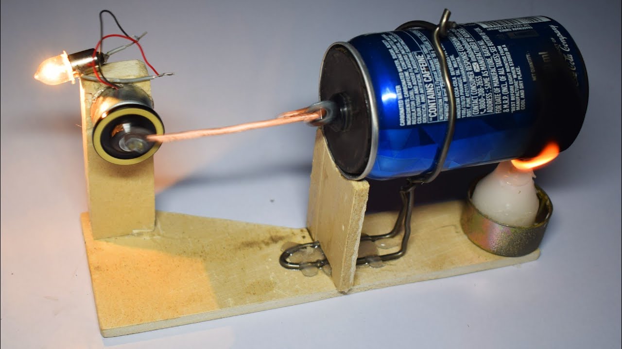 Free Energy Steam Engine with Electric Power Generator