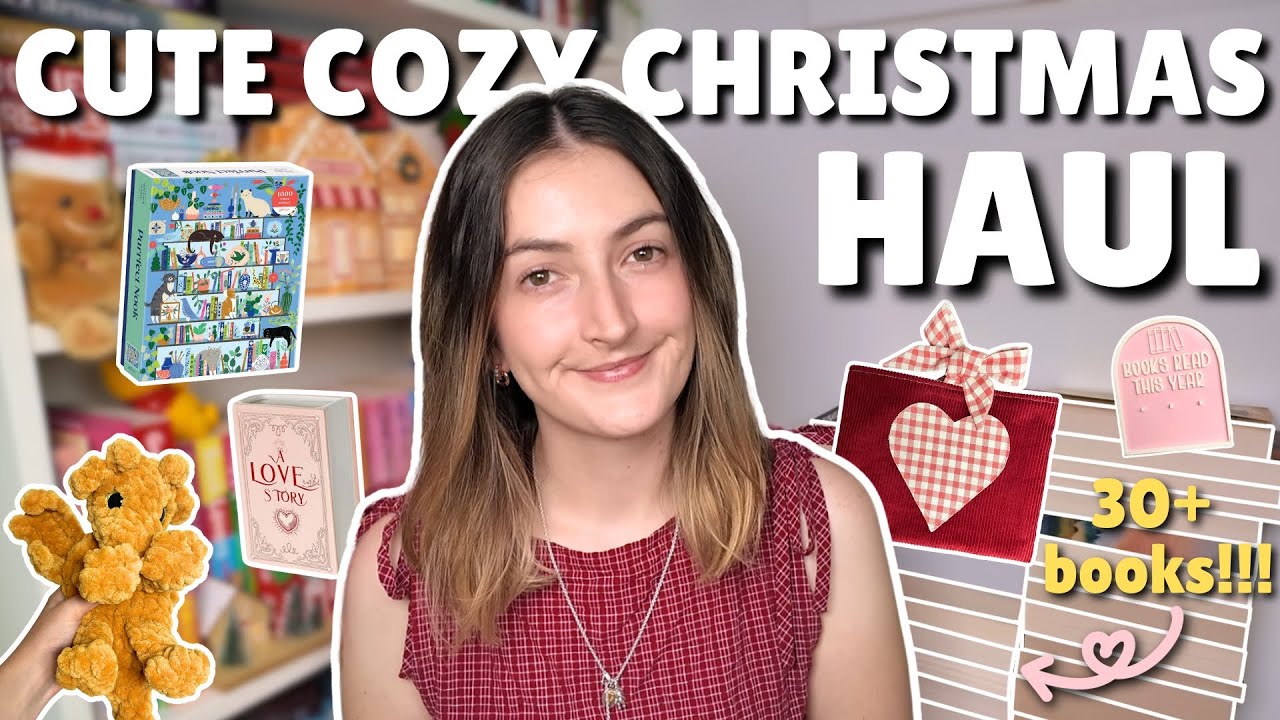 Огромная рождественская покупка книг!! 🎁📚 (более 30 книг, уютные подарки для хобби)