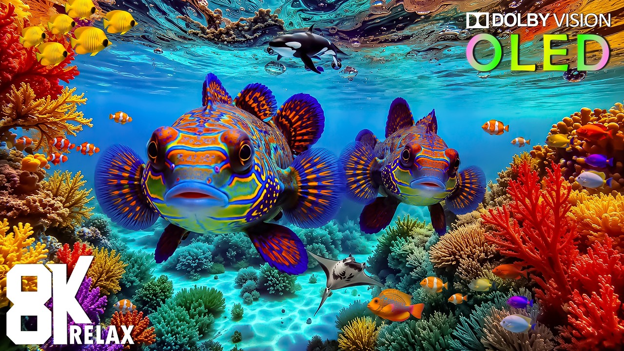 Amazing 4K Ocean Adventure - The Best Sea Animals for Relaxation & Calming Music
