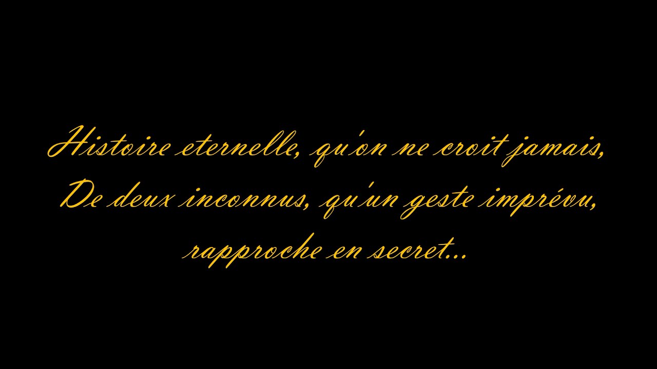 La Belle et la Bête - Histoire Eternelle - Paroles