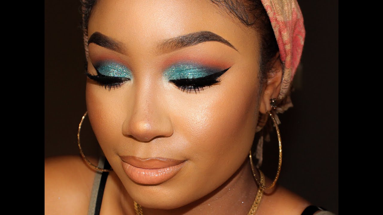 Blue Glitter PROM 2016 Makeup Tutorial