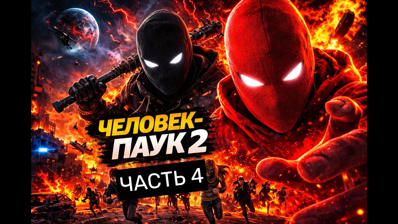 ЧЕЛОВЕК ПАУК 2 -  ЧАСТЬ 4  ЗЛОЙ ПАУК