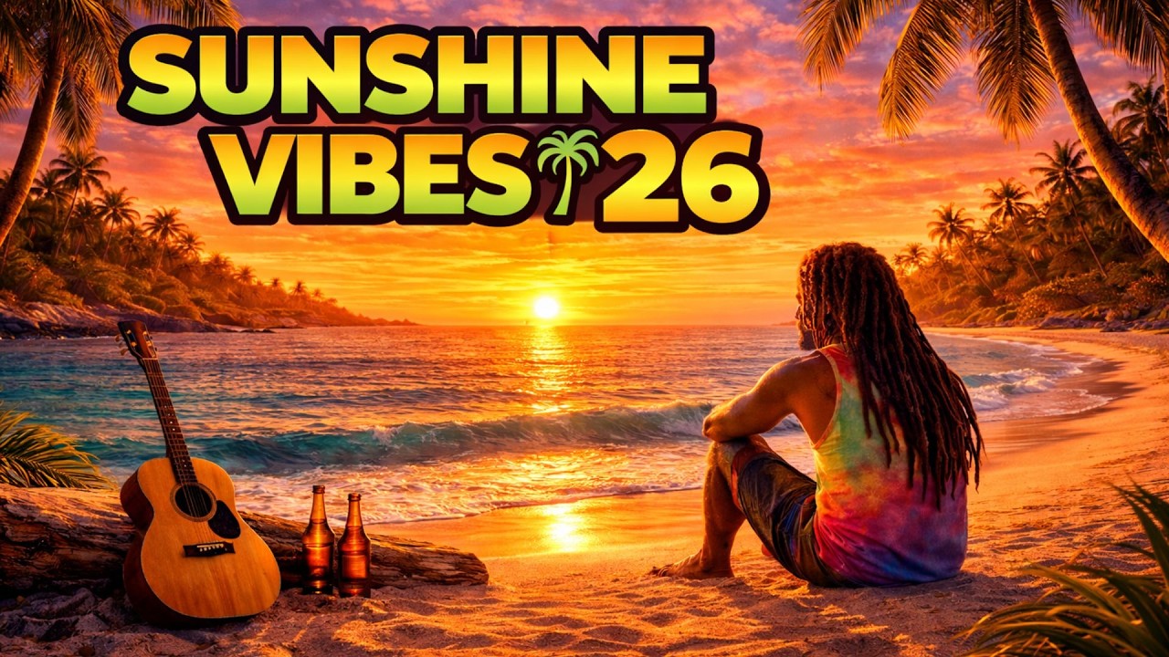 Sunshine Vibes Vol. 26 – Golden Tide at Sundown 🌅🌴 | Smooth Reggae Island Mix