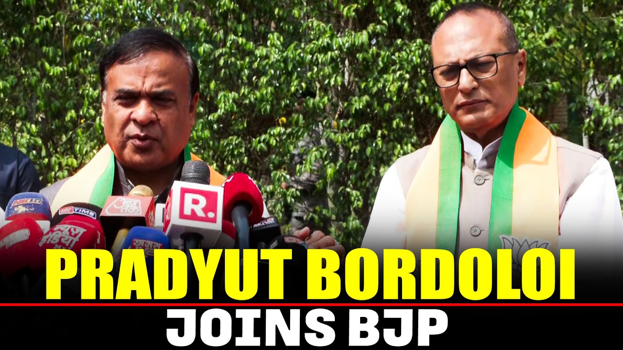 LIVE BREAKING: Big setback for Congress in Assam, Sitting MP from nagaan Pradyut Bordoloi joins BJP