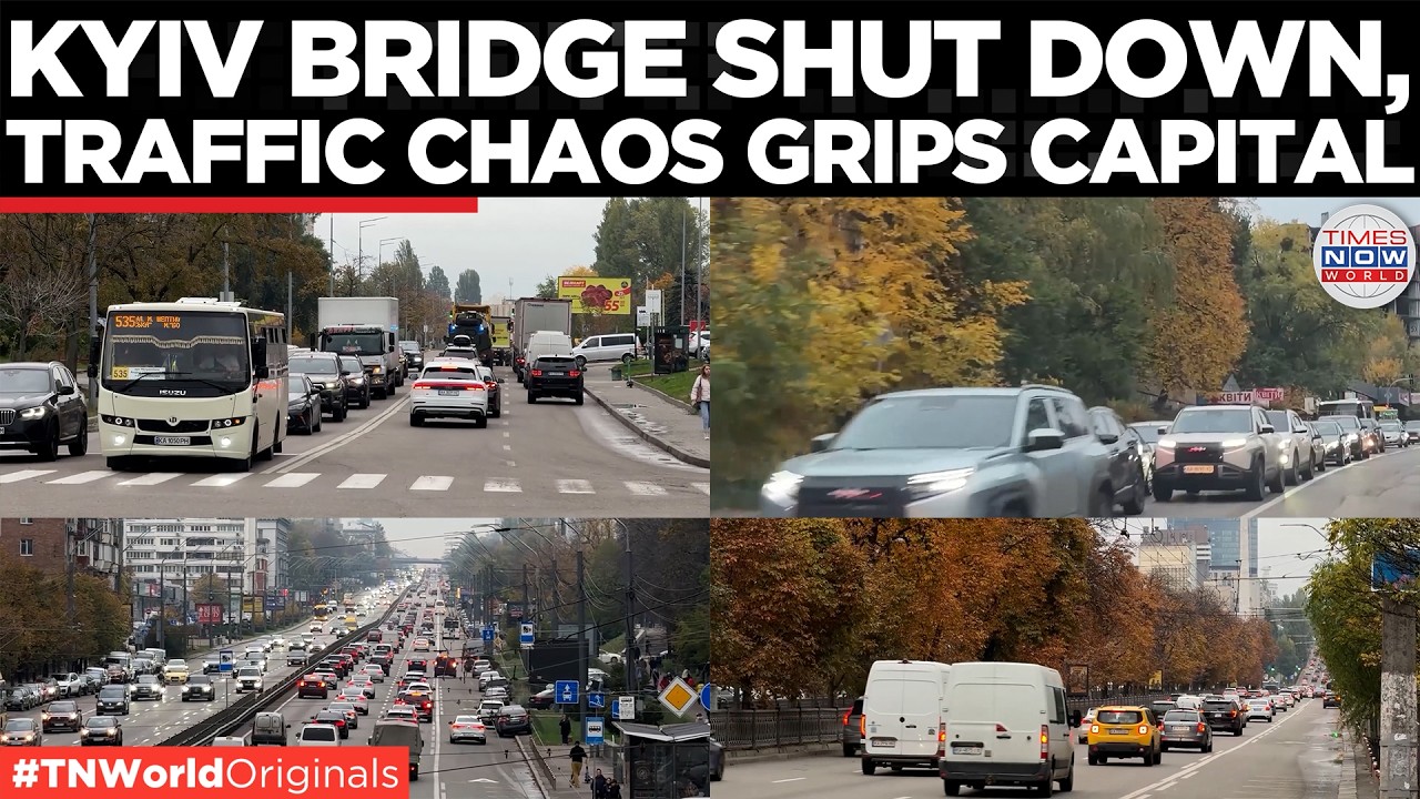 KYIV UNDER FIRE! Southern Bridge Closed After Overnight Russian Bombardment | Times Now World