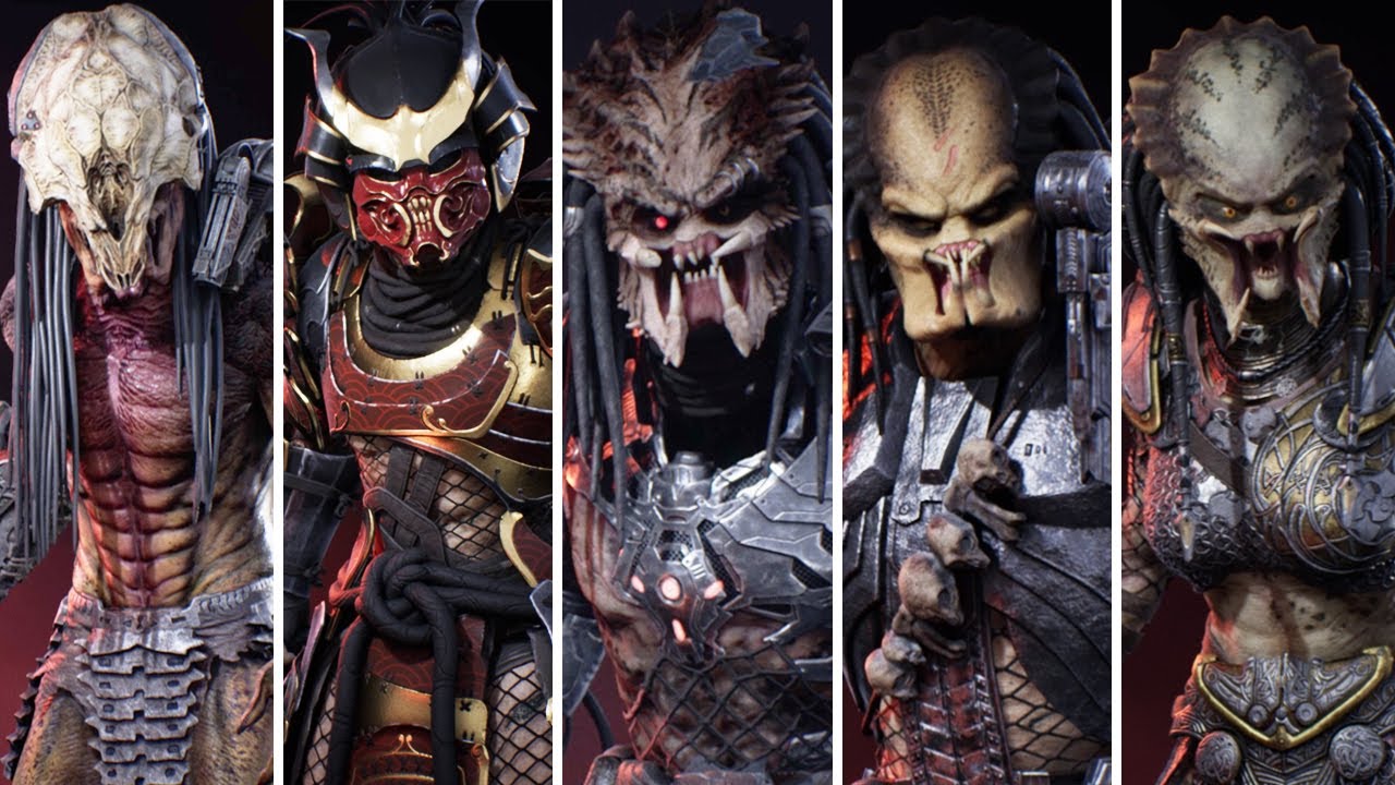 ALL PREDATORS & MASKS - Predator: Hunting Grounds