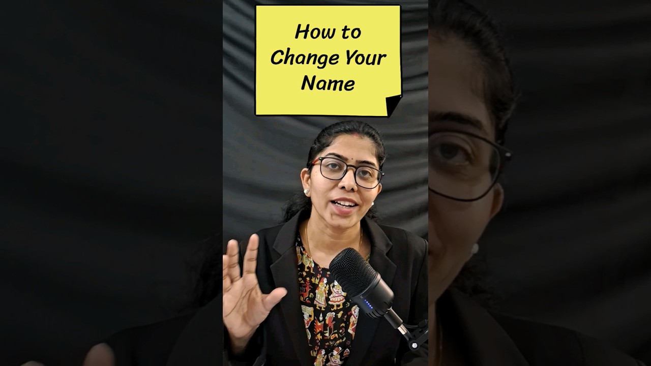 How to Change Your Name #advswathi #legalawareness #legal_education #kannada