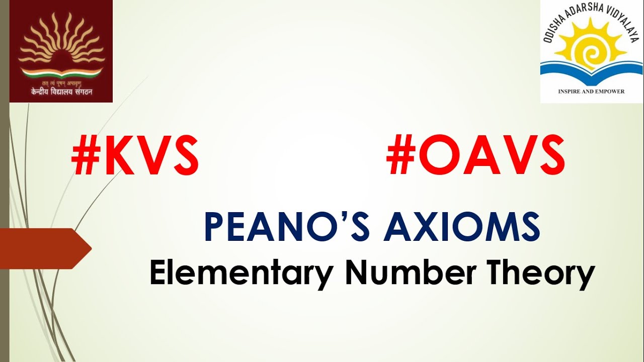 Peano's Axiom//#dreamiedu//#OAVS//#KVS//TGT MATH//by  dreamiedu......