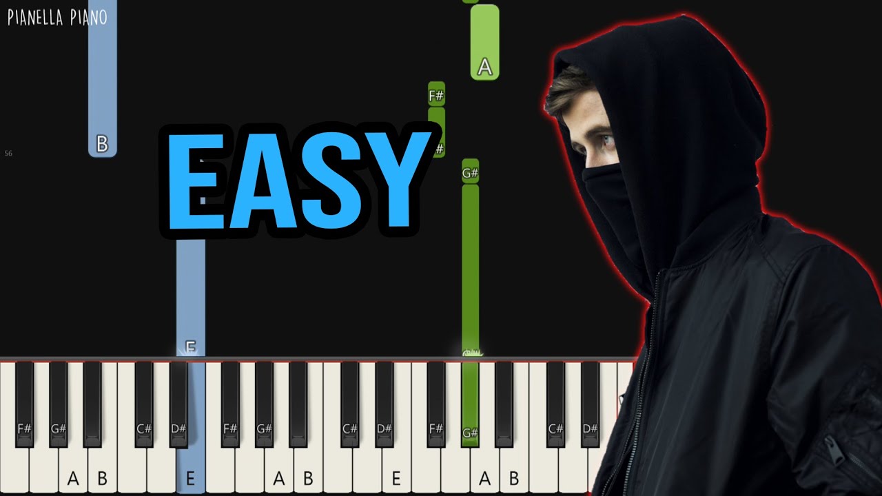 Alan Walker - The Spectre | EASY Piano Tutorial by Pianella Piano