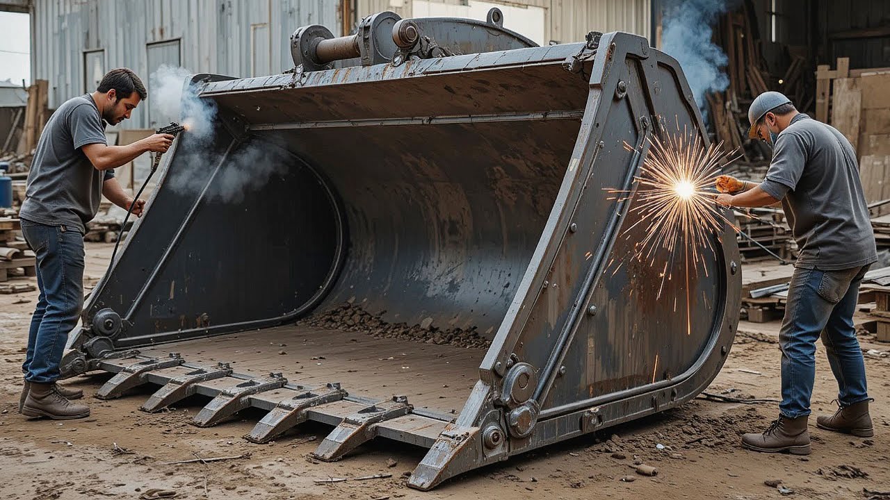 New Heavy Tractor Bucket Made in Workshop | Complete Fabrication Process 