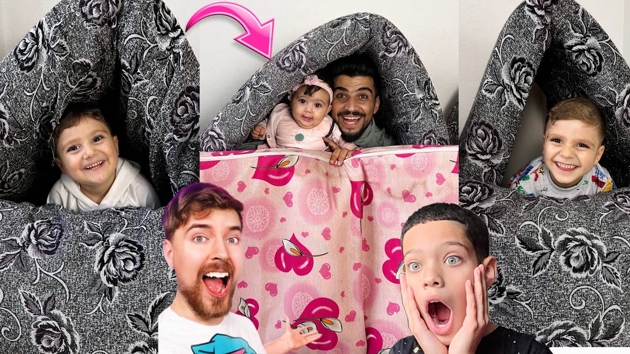 بنينا اصغر بيوت بل لعالم 🏘️وجارنا المشاغب هدم لبيوت😢