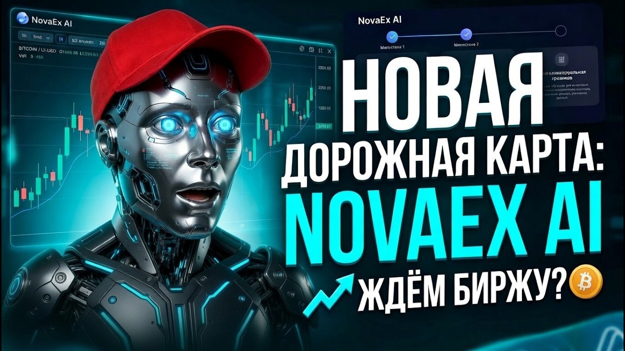 Крупная AI модель для крипто трейдинга - NOVAEX AI , новая дорожная карта. Ждём биржу NOVAEX?