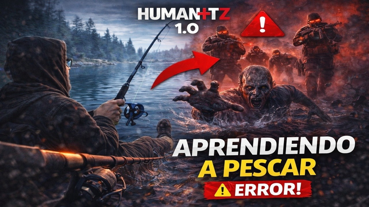 ¡Casi muero pescando en HumanitZ! Horda e IA me sorprendieron