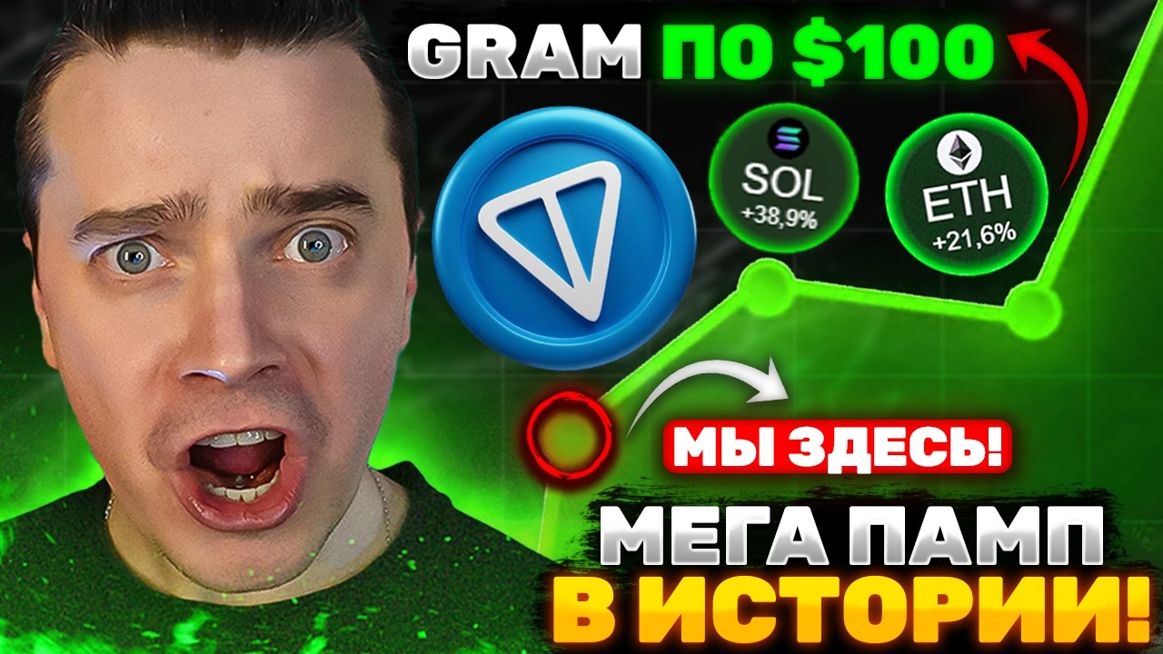 ⚠️TONCOIN (GRAM) ПО $100! СЛАВА БОГУ КИТЫ ДУРОВА ГОТОВЯТ ПАМП ⚠️DOGS, NOTCOIN, HMSTR, ЭФИРИУМ,СОЛАНА