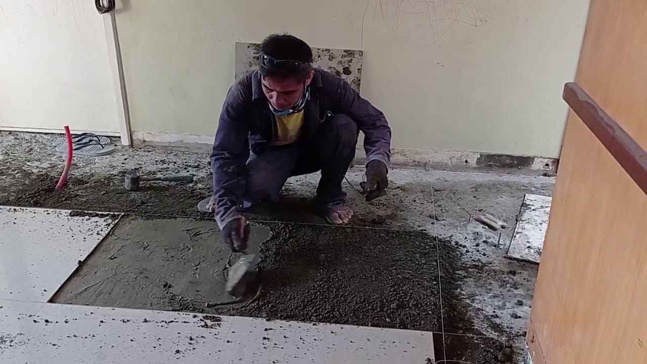 PAGKABIT NG TILES 60x60 DRY PACK TUTORIAL | BONG BUILDERS | TAGALOG