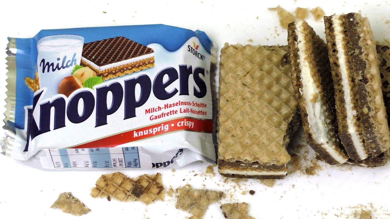 Knoppers [Waffle, Milk Cream, Hazelnut Taste, Breakfast]