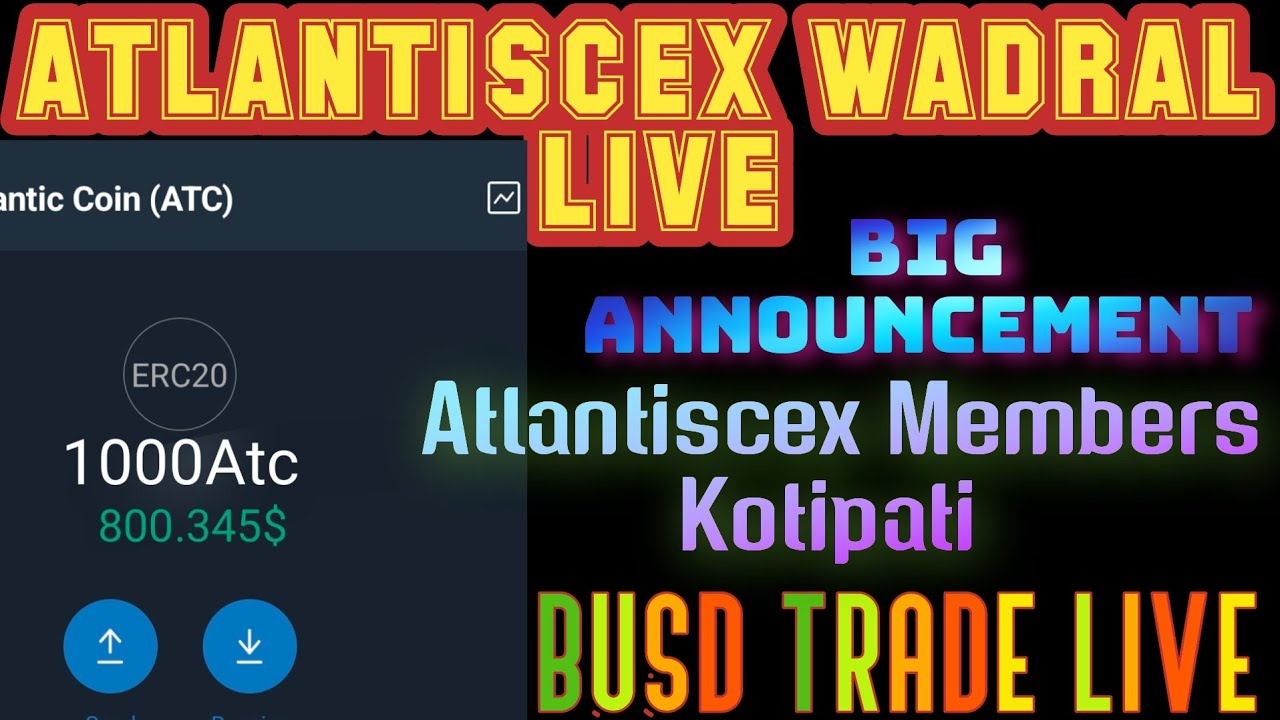 Atlantiscex Exchange Withdrawal || Withdrawal Atlantis Exchange #atlantis #abtc_wadral @PewDiePie
