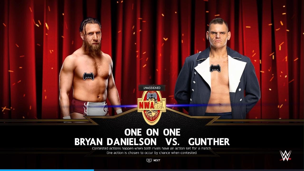 WWE 2K25 Gunther vs Bryan Danielson