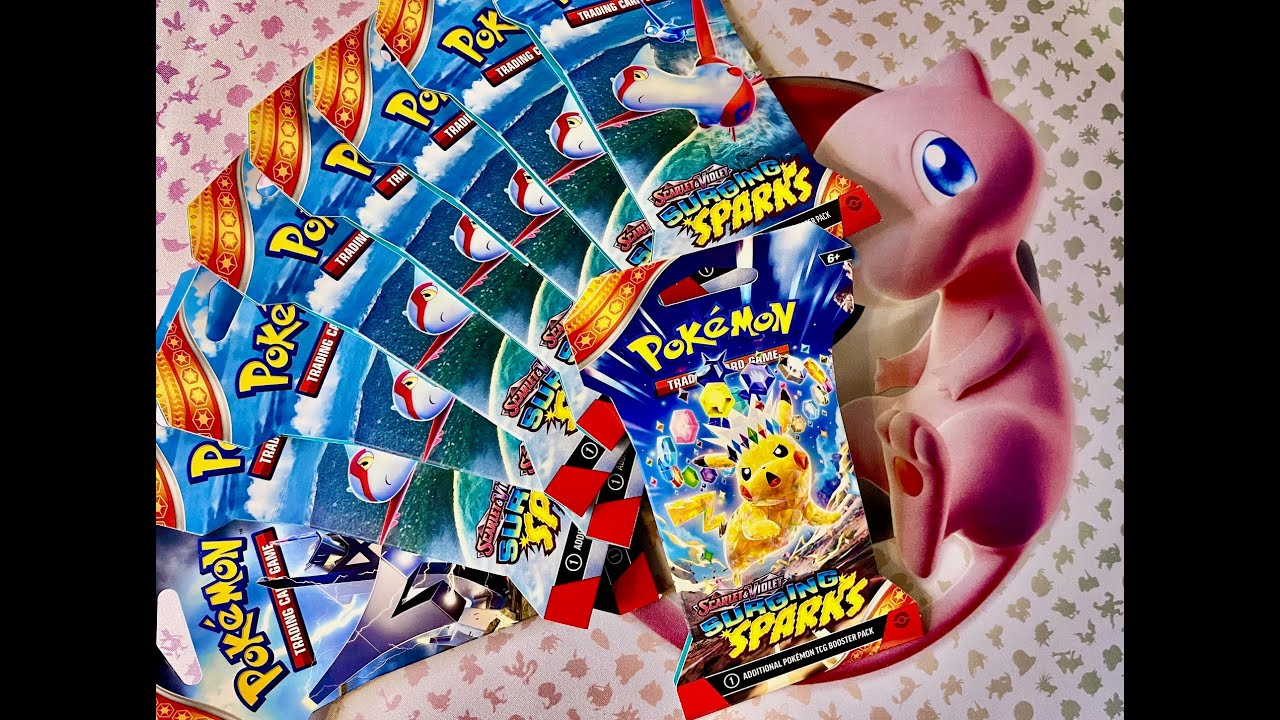 Surging Sparks Pack Battle - Wife vs  Husband *** IR PULLED*** #surgingsparks #pokemoncards