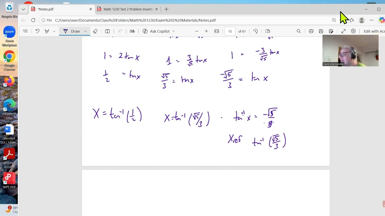 Math 1230 Test 2 Practice Problem 9b