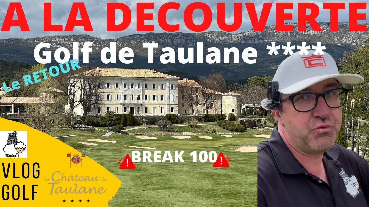 LE RETOUR DU SUPERBE GOLF DE TAULANE****: et enfin, je BREAK 100 ?....ou pas....