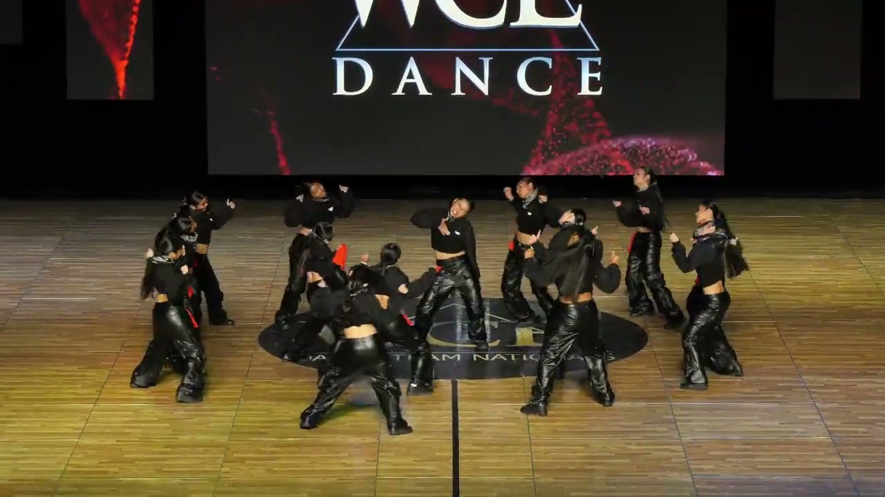 WCE 2025 Dance Team Nationals 2nd Place Medium Hip Hop Gold Olympian