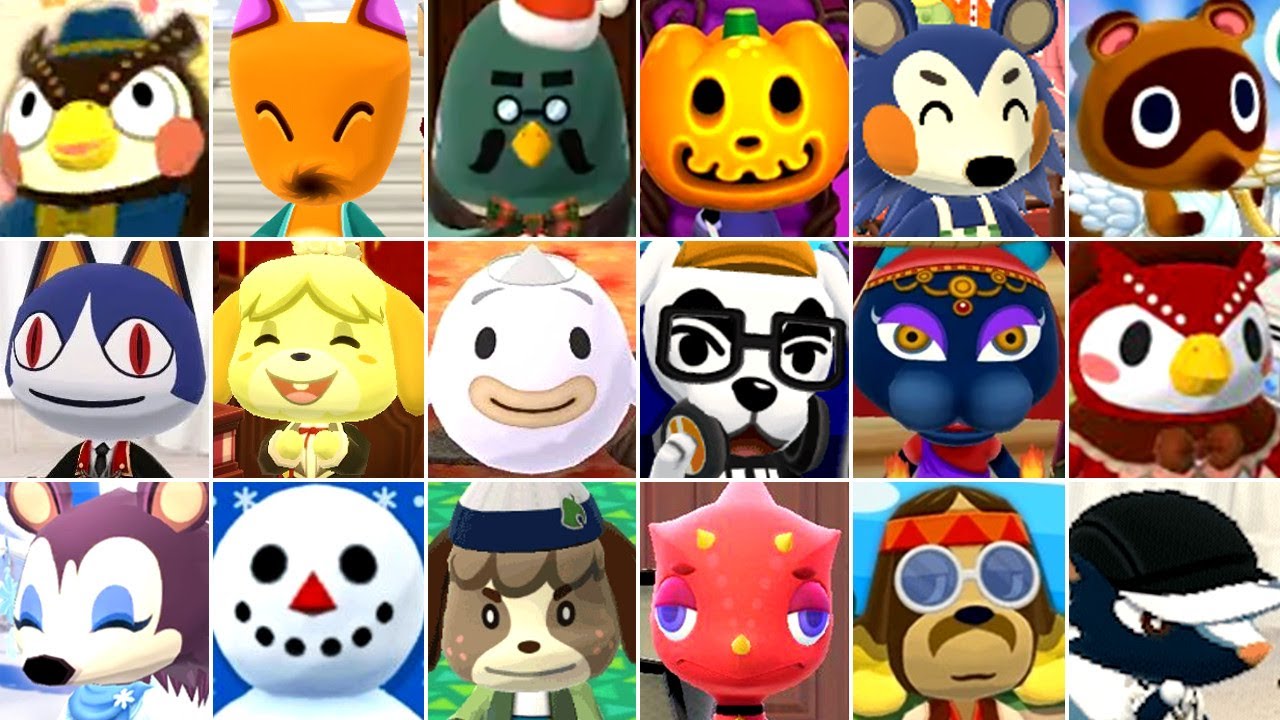 Animal Crossing: Pocket Camp - All Special Characters Furniture