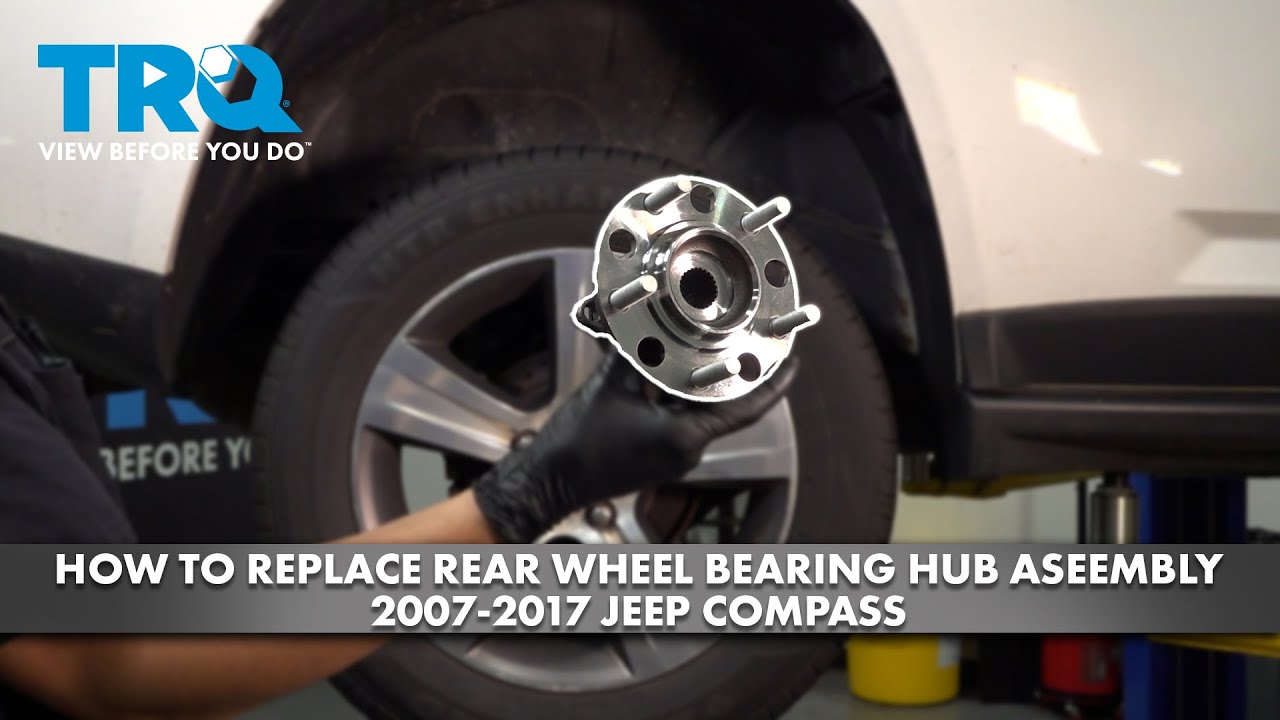 How to Replace Rear Wheel Bearing Hub Assembly 2007-217 Jeep Compass
