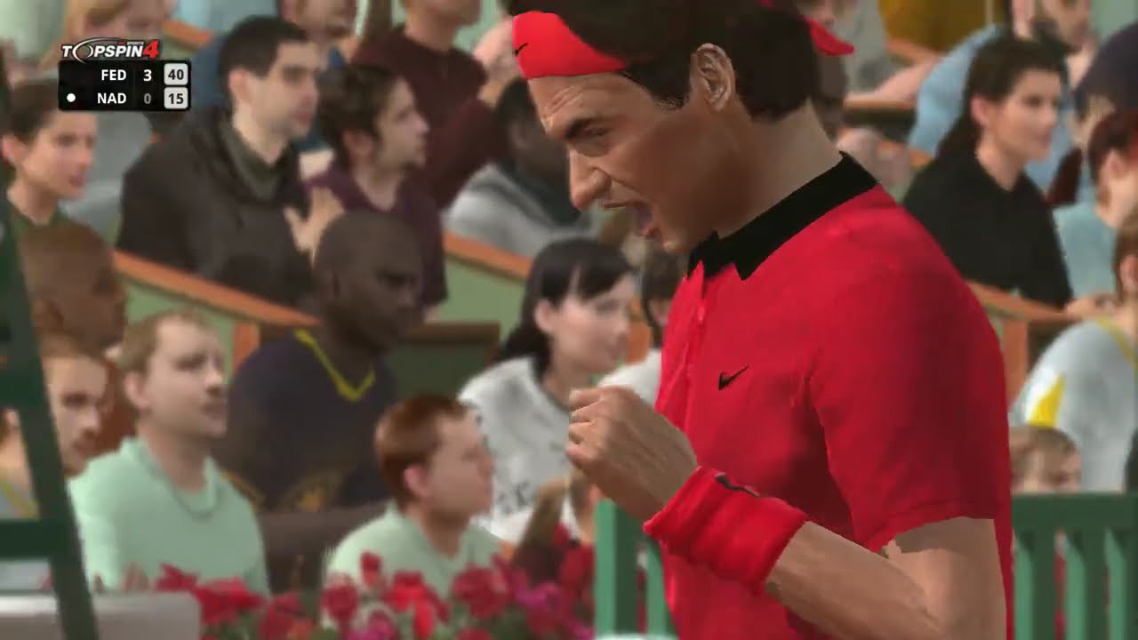 Top Spin 4 Gameplay - Roger Federer vs Rafael Nadal - RPCS3