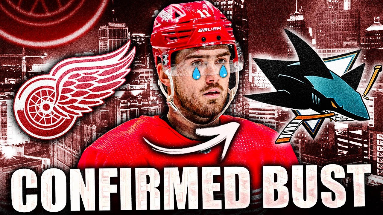 IT'S NOW CONFIRMED: THIS RED WINGS PICK WAS A BUST (Detroit VS San Jose Sharks, Filip Zadina News)
