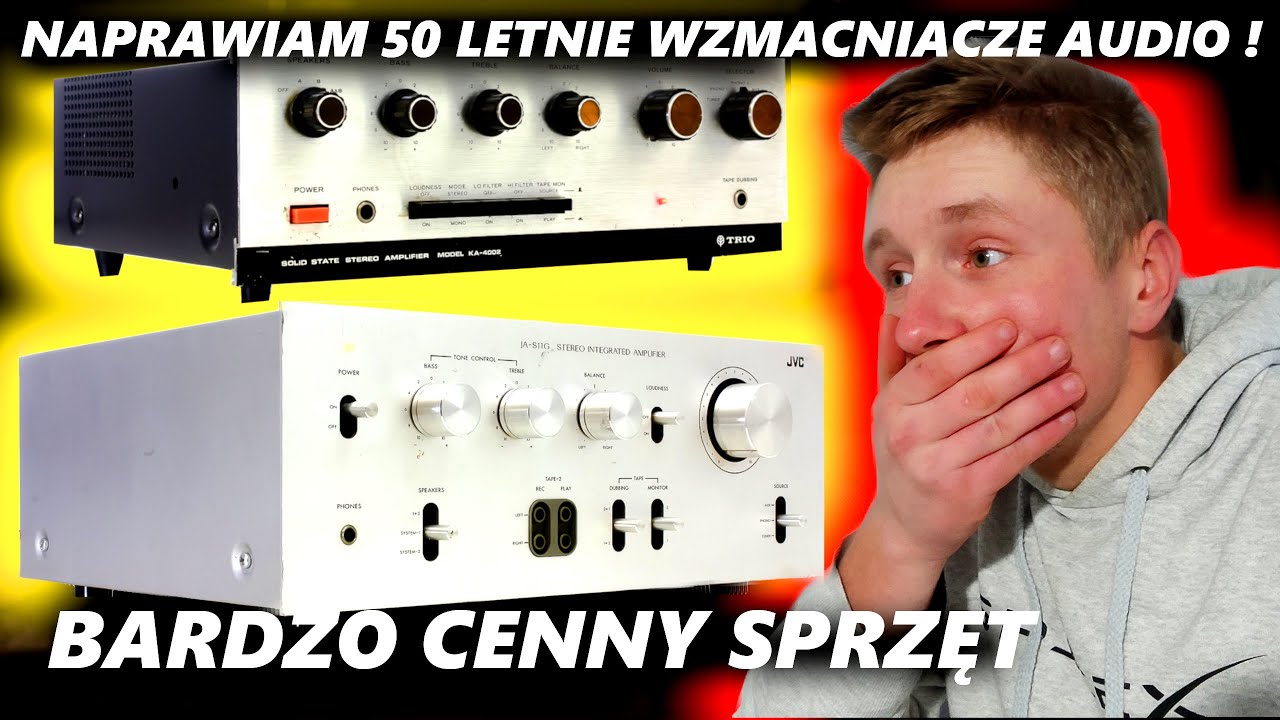 NAPRAWIAM ZABYTKI Z LAT 70 TYCH, TAKICH USTEREK SIĘ NIE SPODZIEWALEM... | JVC JA S11, TRIO KA 4002
