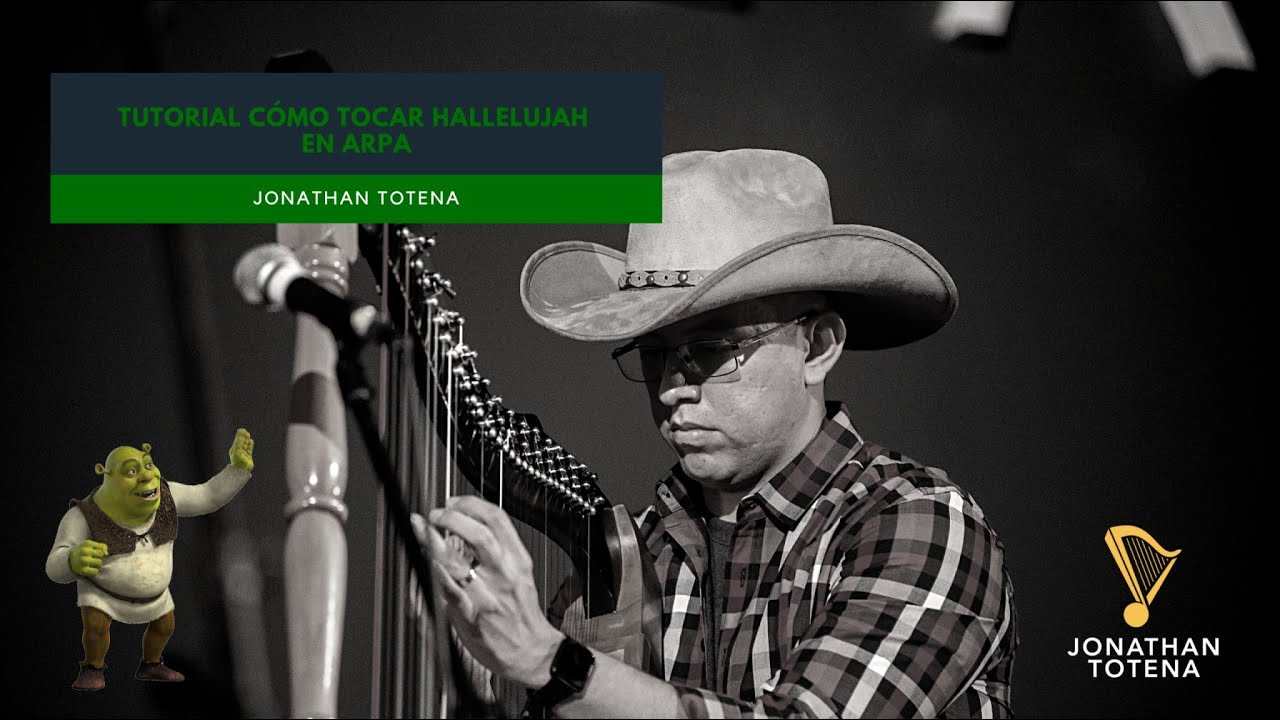 Tutorial cómo tocar Hallelujah en arpa @JonathanTotena