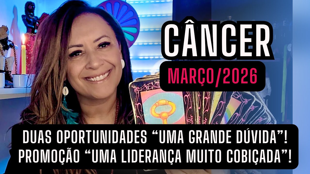 CÂNCER ♋️ DUAS OPORTUNIDADES “UMA GRANDE DÚVIDA”! PROMOÇÃO “UMA LIDERANÇA MUITO COBIÇADA”!