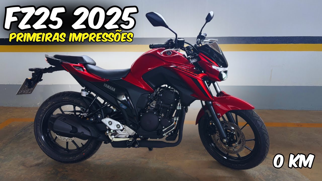 NOVA FAZER25 2025 YAMAHA EM DETALHES *Meu amigo comprou 0Km!*