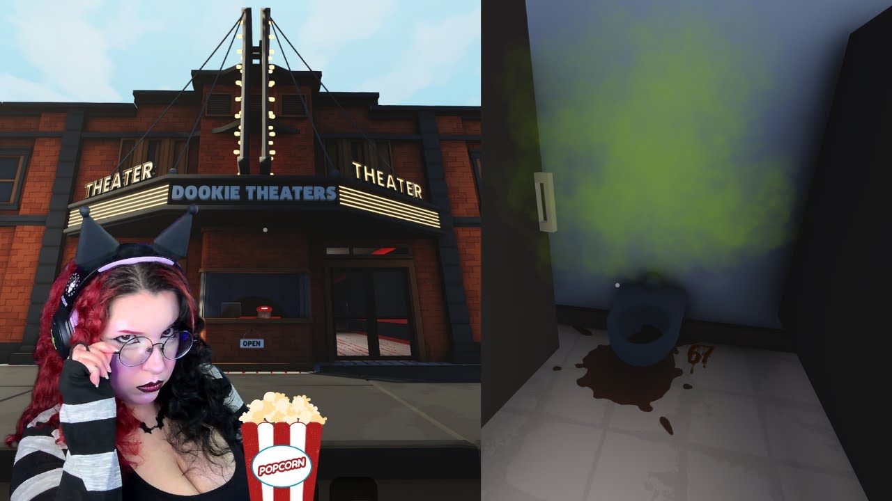 DAY 1 AT DOOKIE THEATERS AND SOMEBODY BROKE THE BATHROOM...