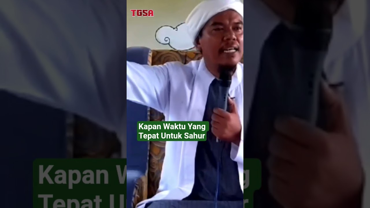Waktu yang tepat untuk sahur
