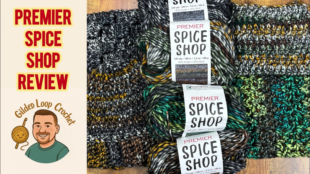 Полный обзор пряжи Premier Spice Shop | 4 цвета и тест на стирку!! #makeitpremier