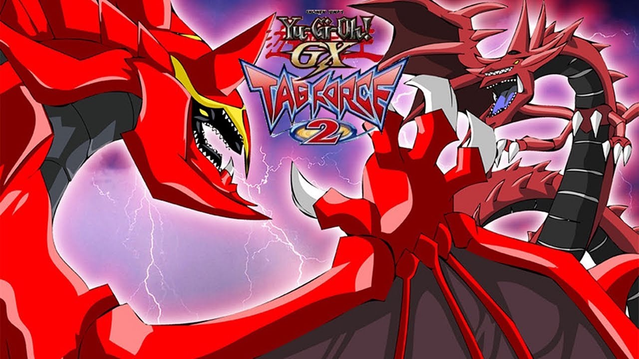 Yu-Gi-Oh! GX Tag Force 2 Slifer & Obelisk vs Uria (HD 1080p)