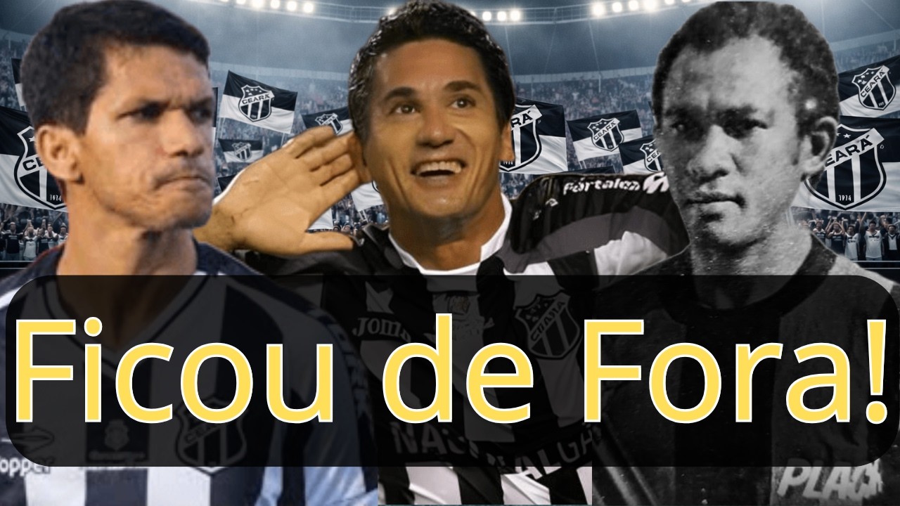 Quem são os 11 MAIORES da história do Ceará? A IA decidiu sem piedade!