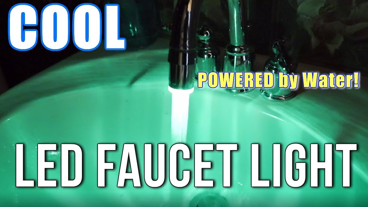 LED Faucet Light | LIGHTED SINK | You never knew you wanted this until NOW!