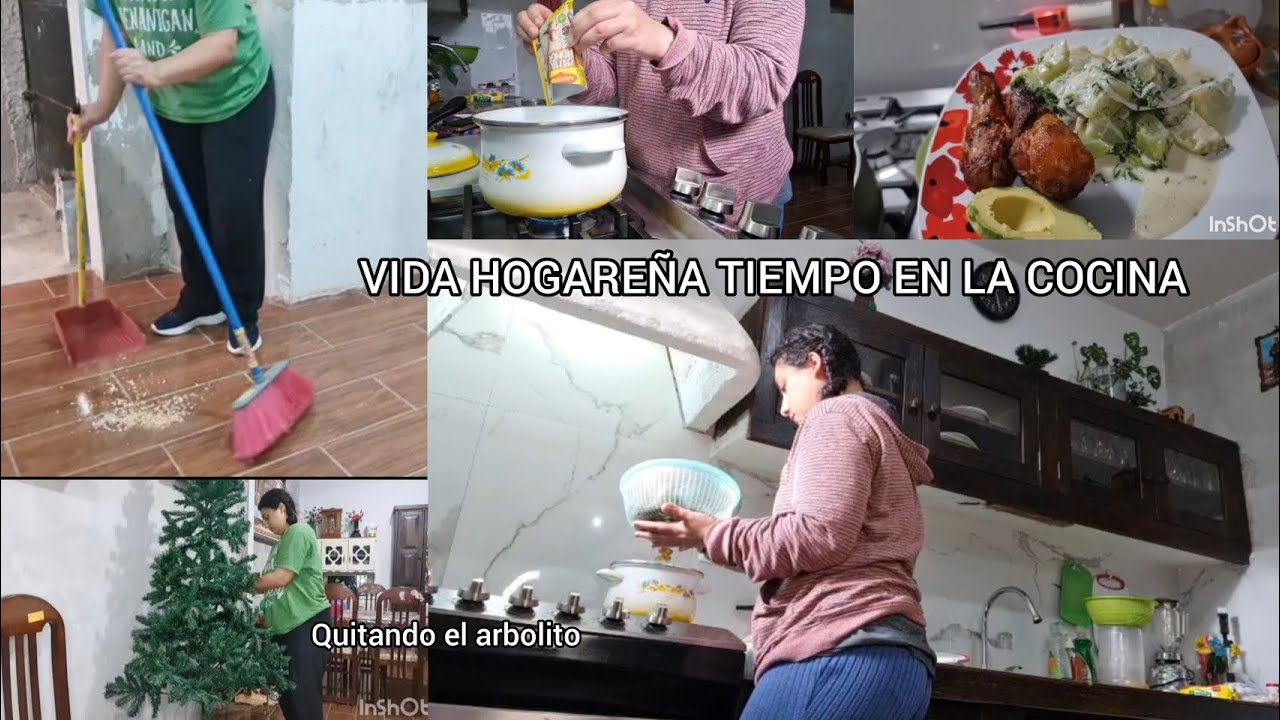 Limpieza del hogar 🏡, la vida cotidiana de mamá, cocinando con amor 🍗🥗 vida tranquila 