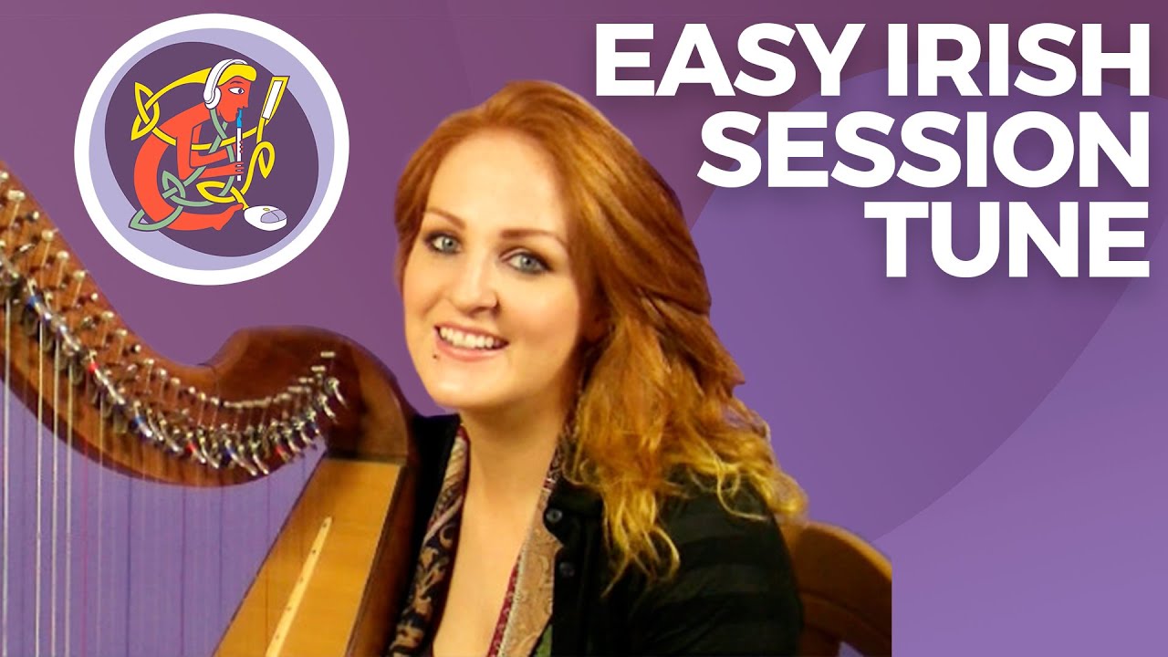 Irish Harp Lesson [The Ballydesmond Polka] + Technique