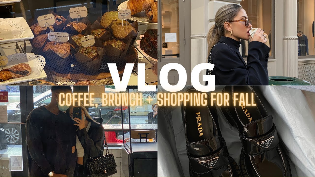 NYC vlog ♡ fall Sunday getting coffee and brunch in SoHo + walking around exploring!