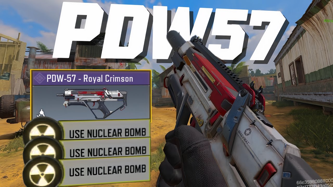 PDW-57 сломан! 3 ядерных удара и 70 убийств в COD Mobile (лучший набор оружия)