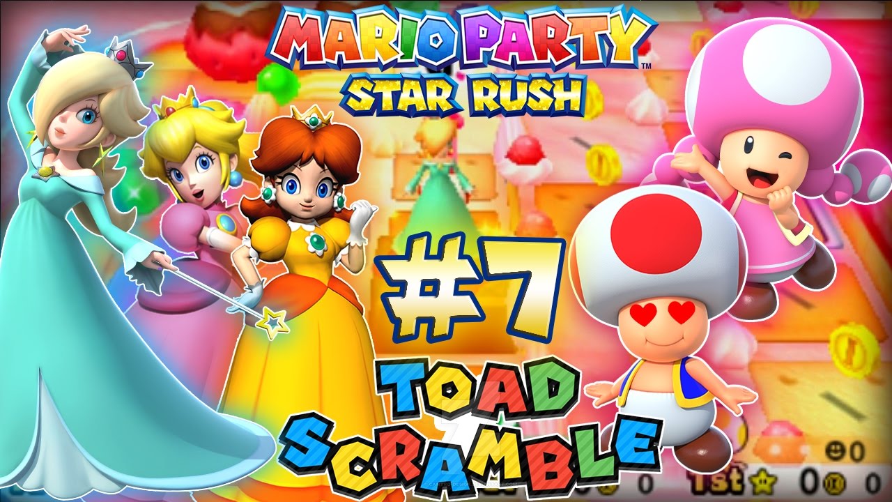 ABM:Mario Party Toad Scramble Walkthrough # 7 World 3-1 HD
