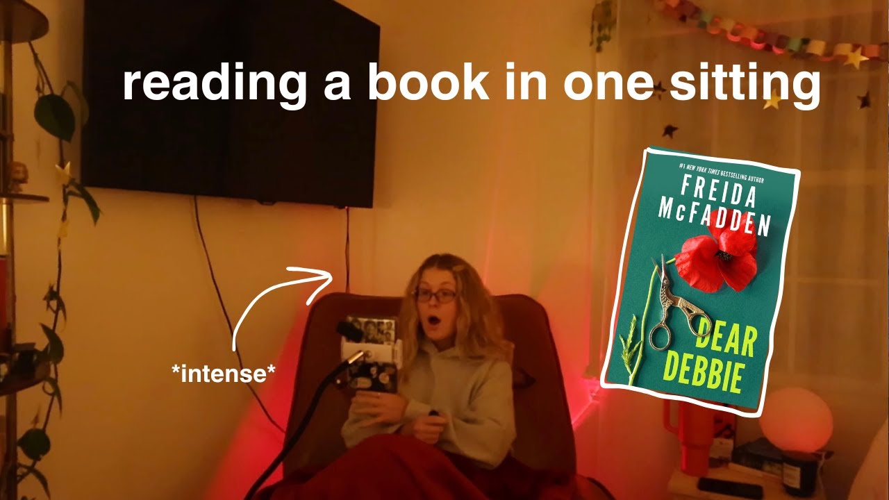 reading a book in one sitting: getting out of a reading slump, reading freida mcfadden's new release